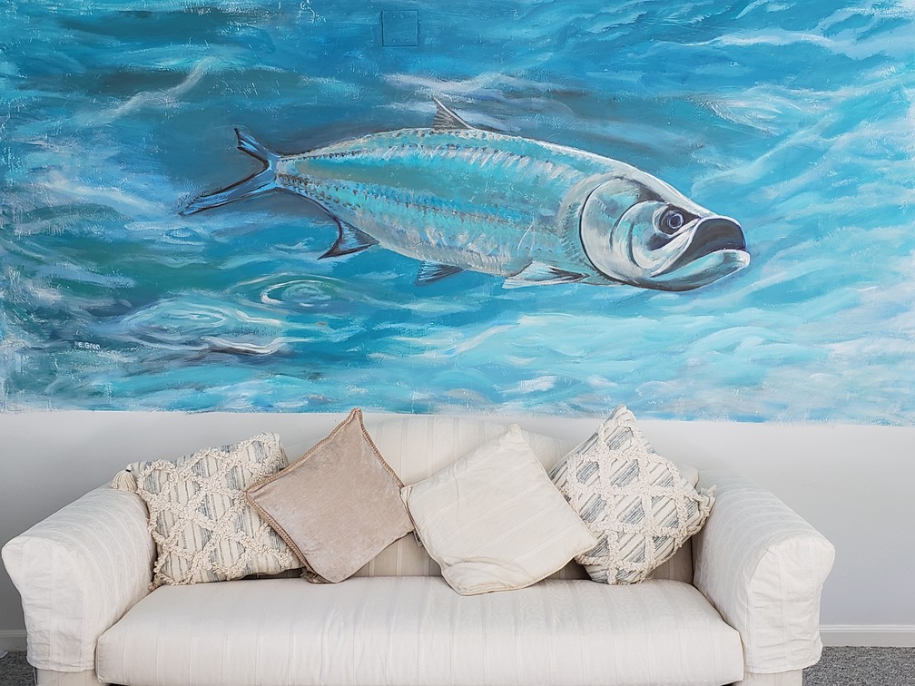 Wall Mural Installation Tangerine FL