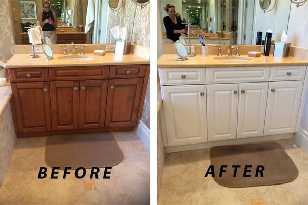 Before & After Cabinet Painting in Bonita Springs, Fl (1)